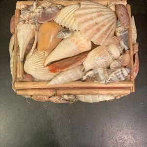 Vintage Seashell Decor Box